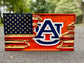 American/Auburn University Tattered Flag