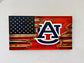 American/Auburn University Tattered Flag