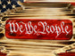 American/We The People Tattered Flag