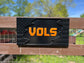 American/Tennessee VOLS Tattered Flag - Blackout Edition